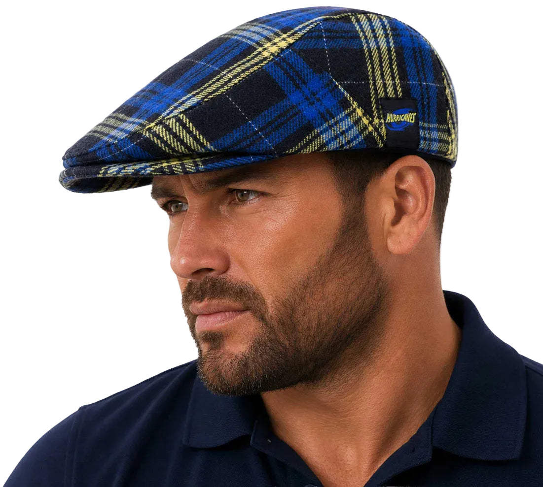 Wellington Hurricanes Rugby Union Angus Flat Cap