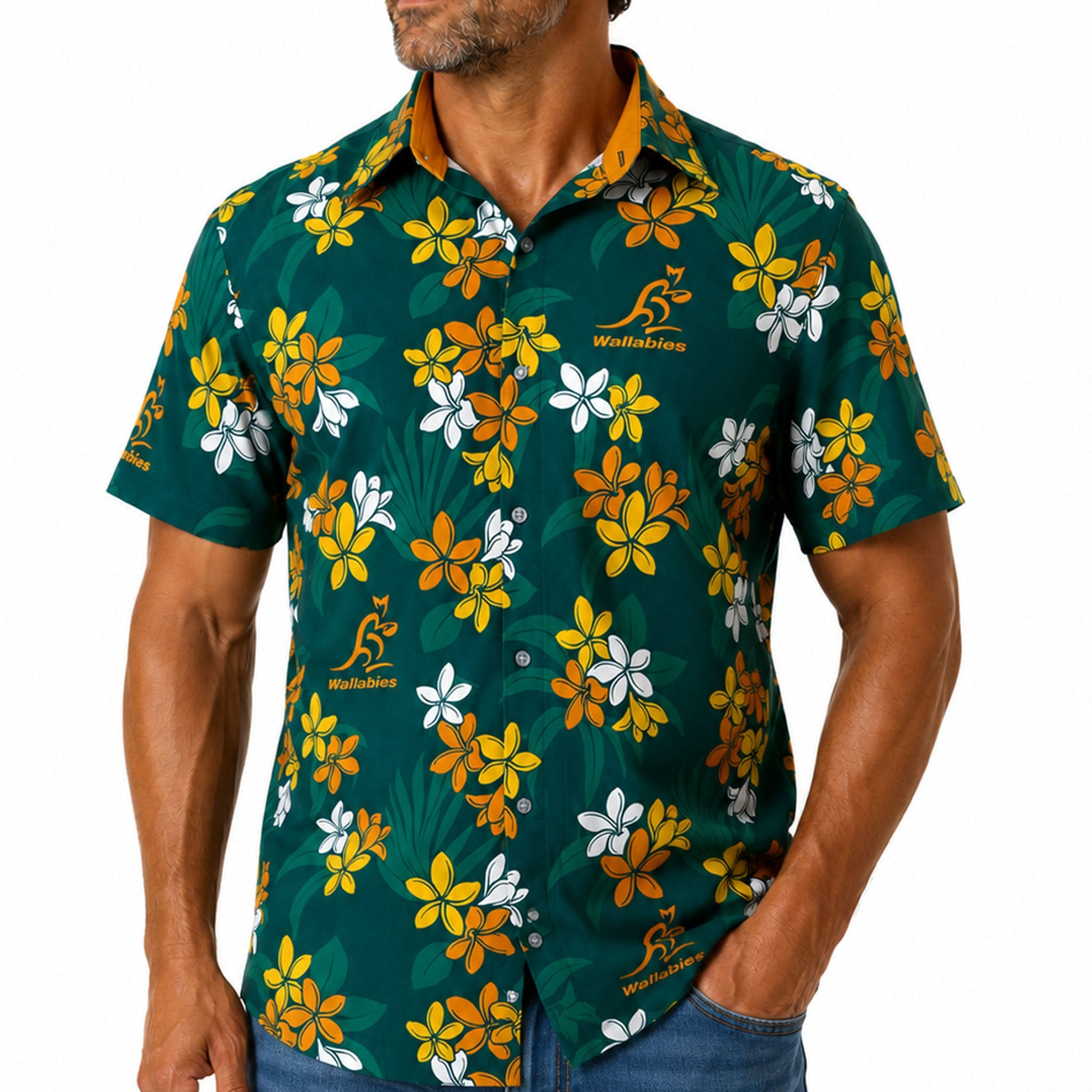 Australian Wallabies 2026 Rugby Union Mens Reef Hawaiian Shirt