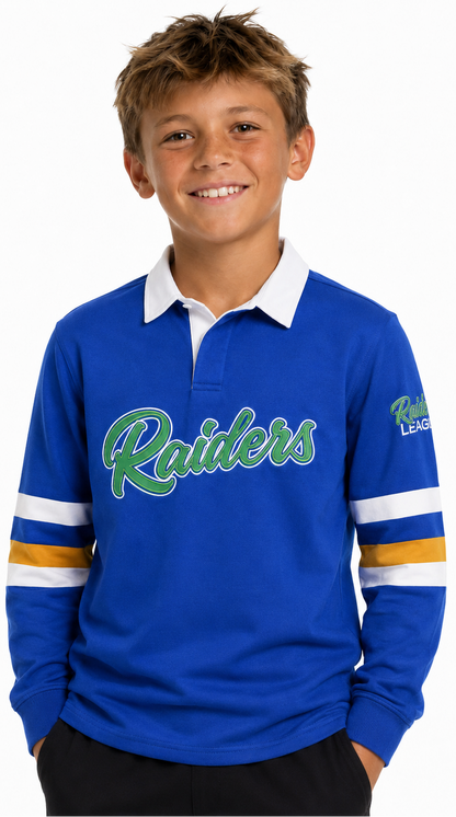 Canberra Raiders 2026 NRL Kids Long Sleeve Jersey
