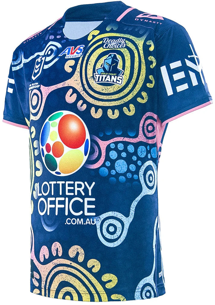 Gold Coast Titans 2026 NRL Mens Indigenous Jersey