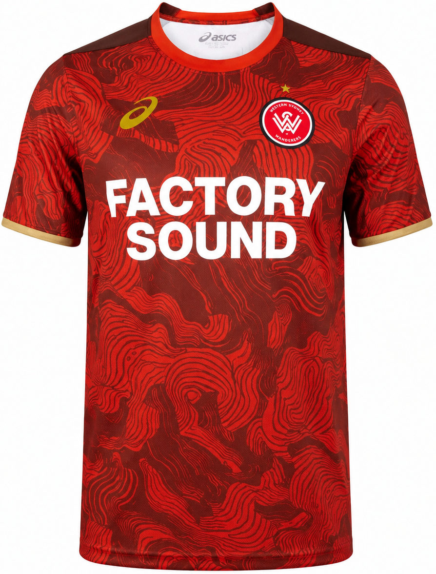 Western Sydney Wanderers 2026 Football Mens Warm Up Shirt