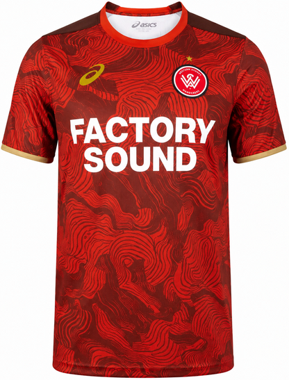 Western Sydney Wanderers 2026 Football Mens Warm Up Shirt