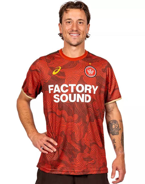 Western Sydney Wanderers 2026 Football Mens Warm Up Shirt
