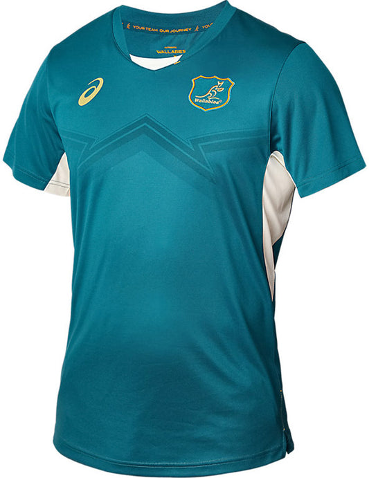 Australian Wallabies Rugby Union Velvet Pine Training Tee Shirt