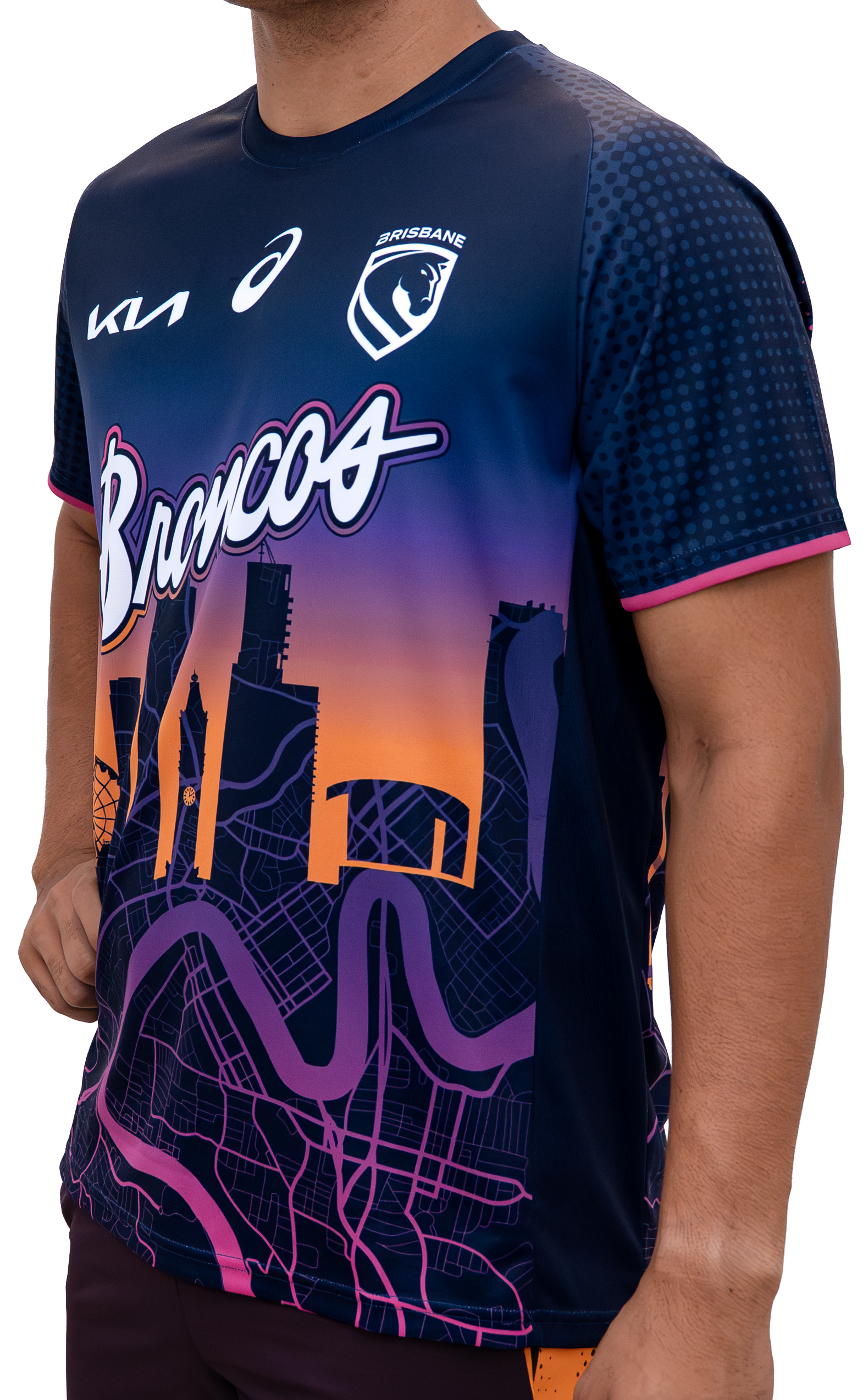 Brisbane Broncos 2026 NRL Kids Run Out Tee