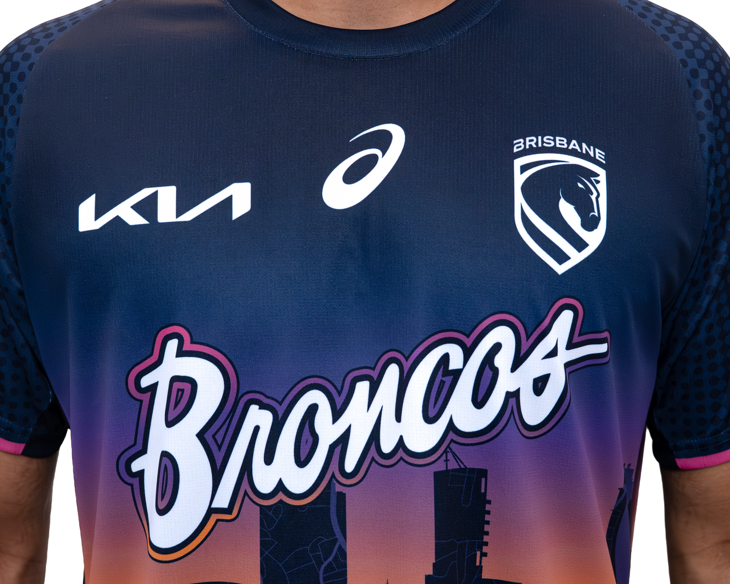 Brisbane Broncos 2026 NRL Mens Run Out Tee