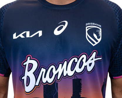 Brisbane Broncos 2026 NRL Mens Run Out Tee