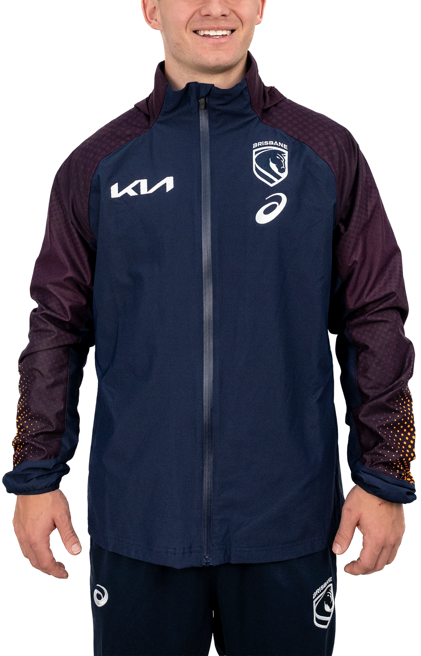 Brisbane Broncos 2026 NRL Mens Team Tech Jacket