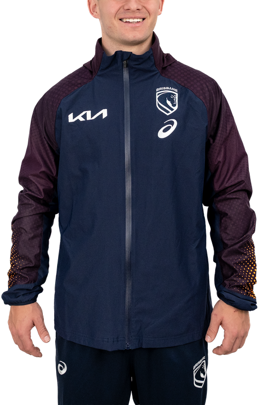 Brisbane Broncos 2026 NRL Mens Team Tech Jacket