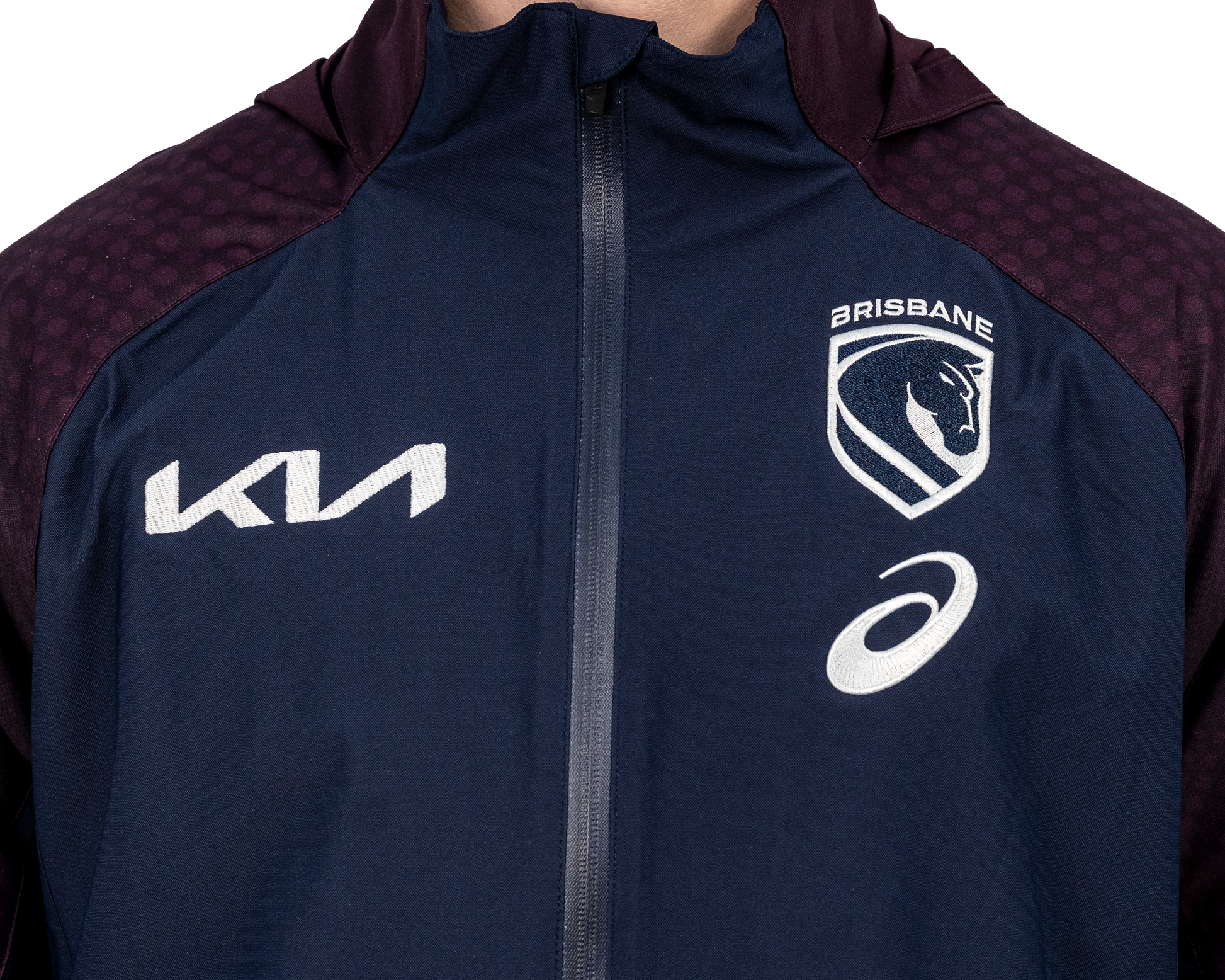 Brisbane Broncos 2026 NRL Mens Team Tech Jacket