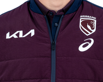 Brisbane Broncos 2026 NRL Mens Puffer Vest