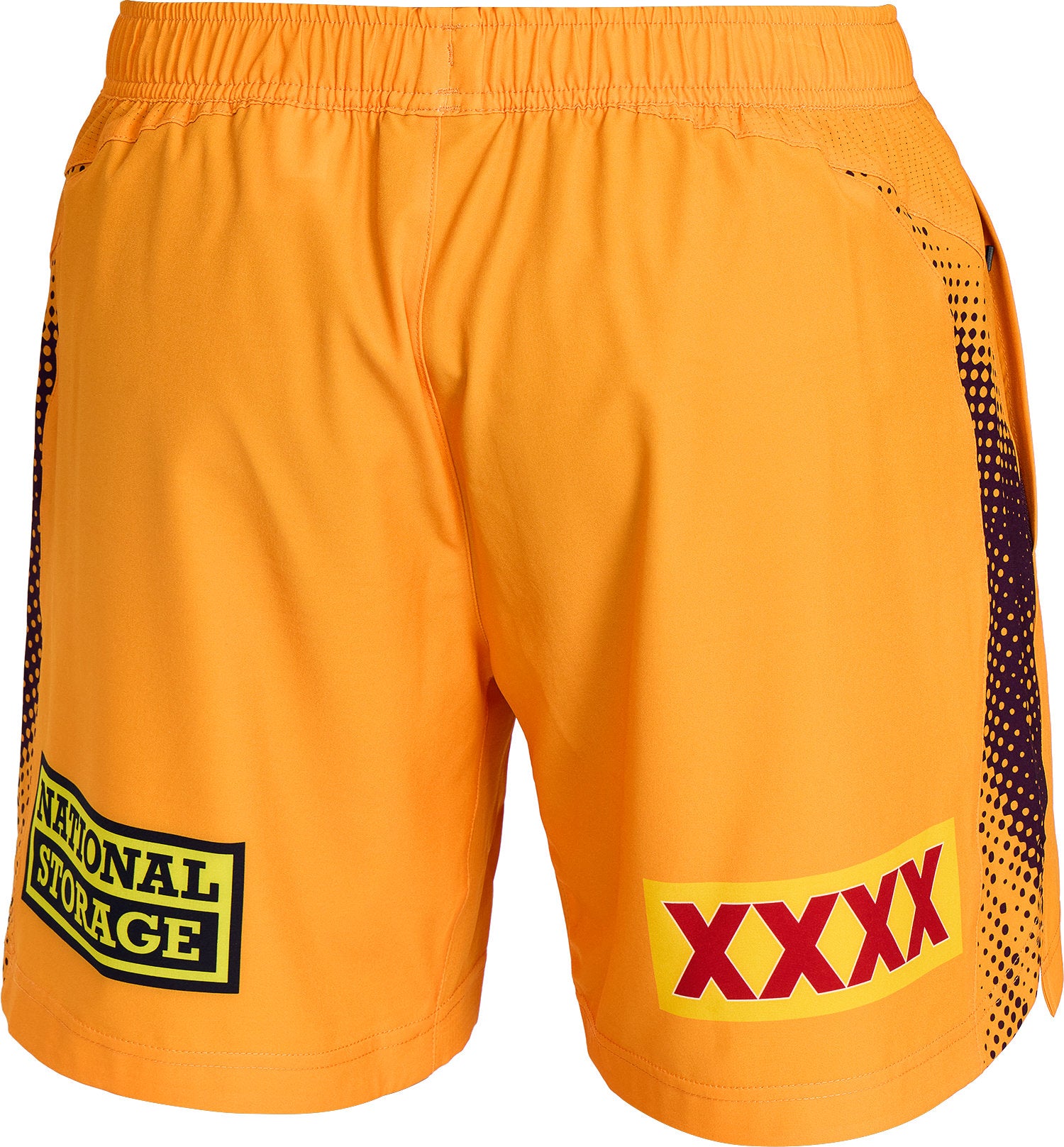 Brisbane Broncos 2026 NRL Mens Gold Training Shorts