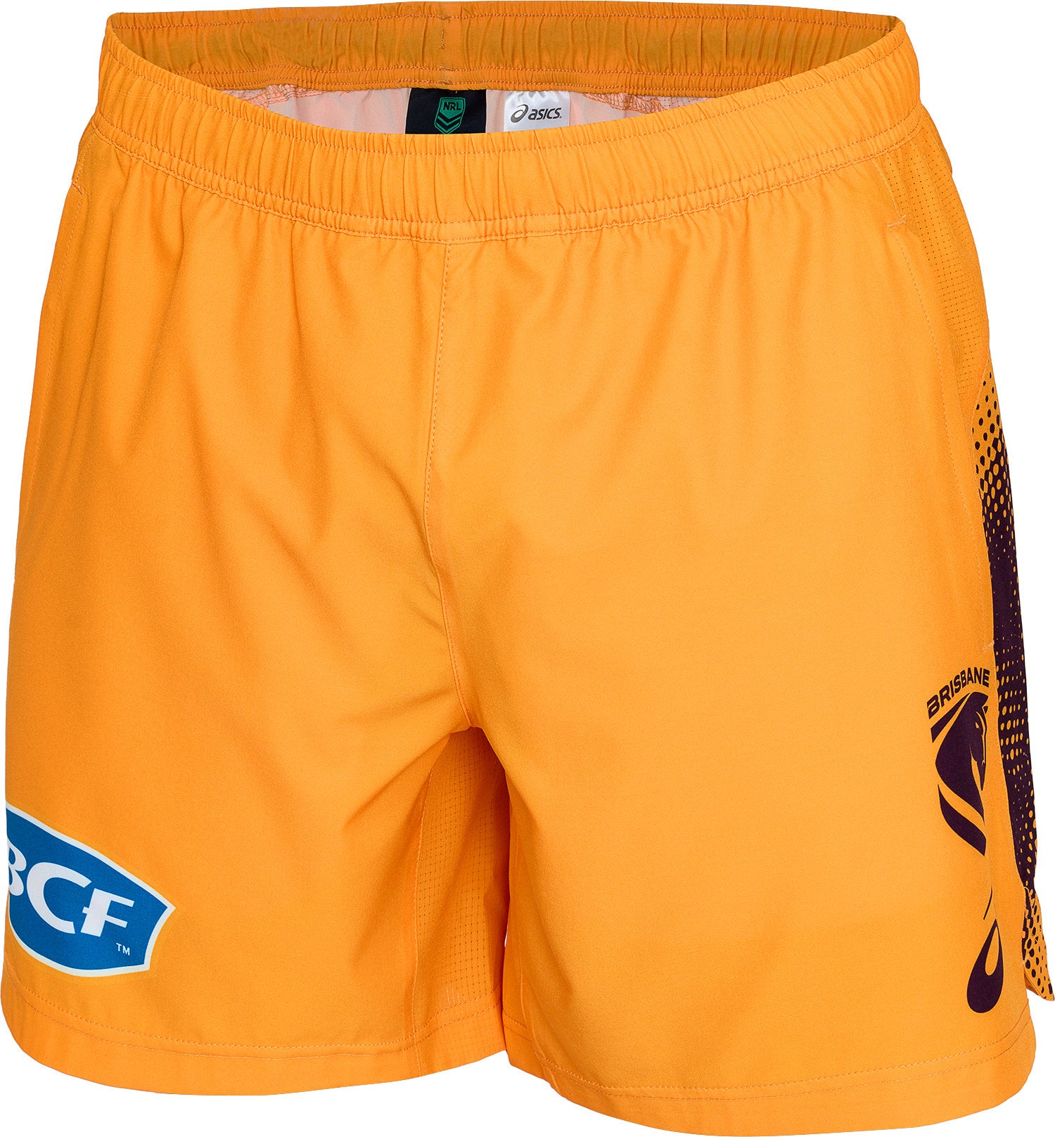 Brisbane Broncos 2026 NRL Mens Gold Training Shorts