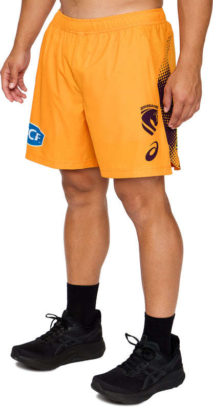 Brisbane Broncos 2026 NRL Mens Gold Training Shorts