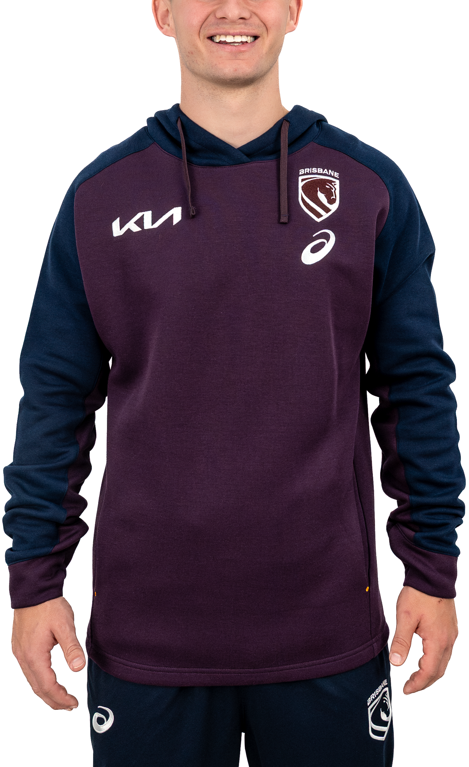 Brisbane Broncos 2026 NRL Mens Team Hoodie