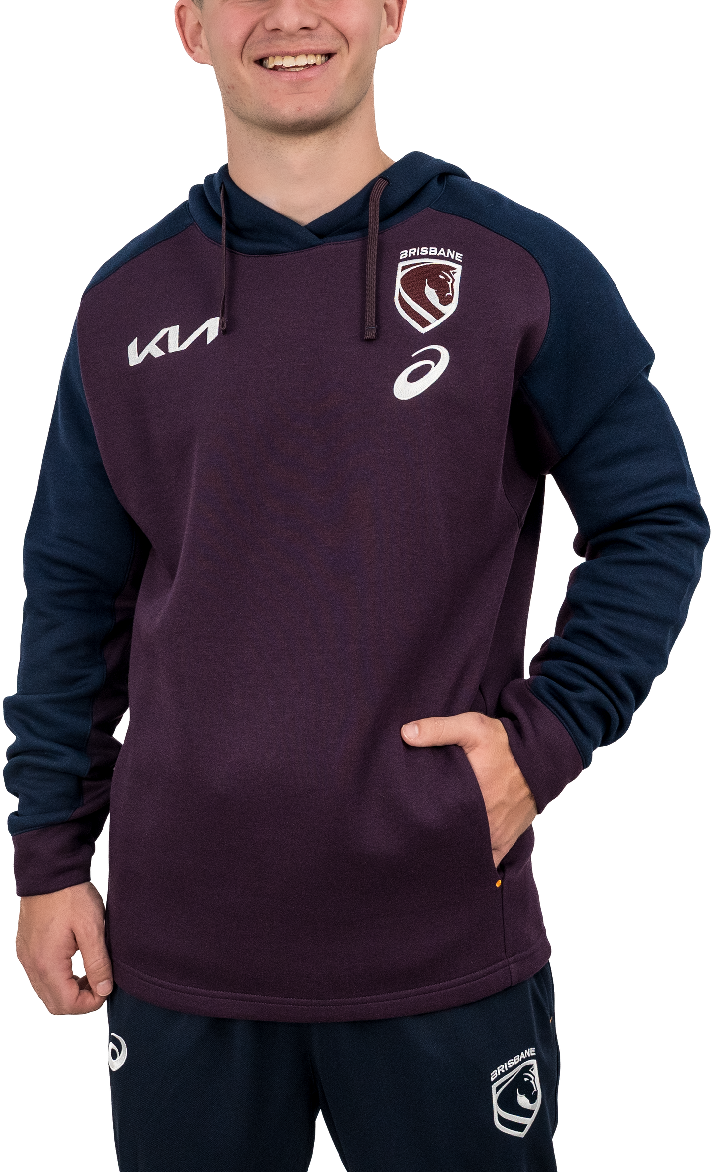 Brisbane Broncos 2026 NRL Mens Team Hoodie