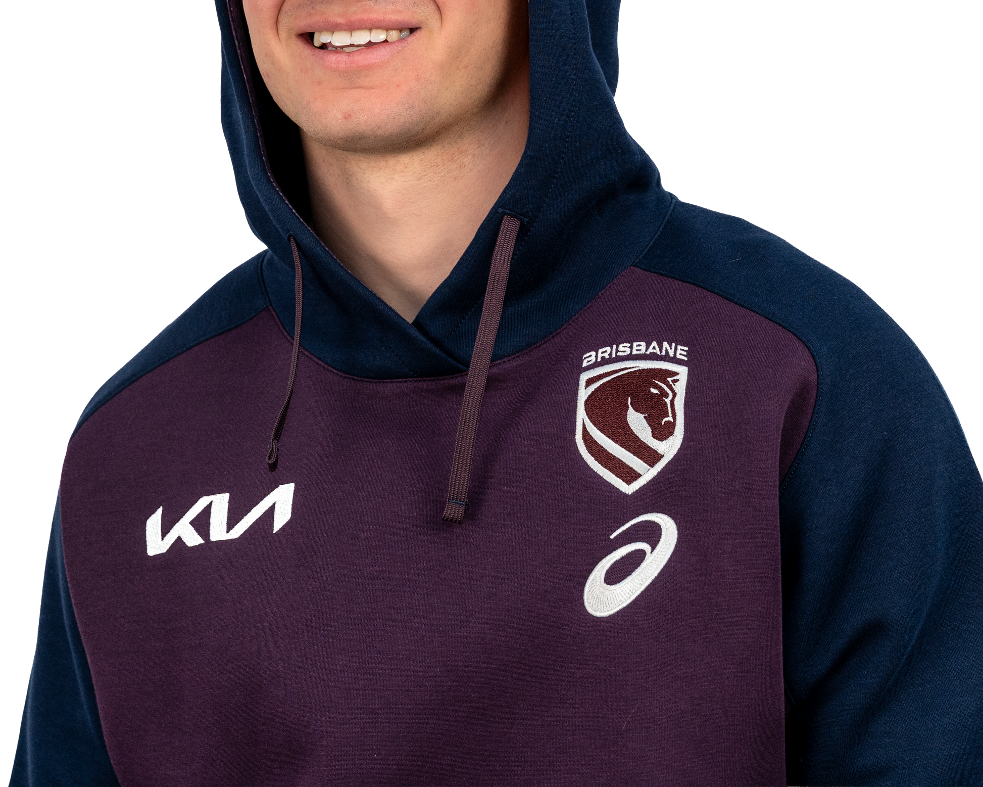 Brisbane Broncos 2026 NRL Mens Team Hoodie