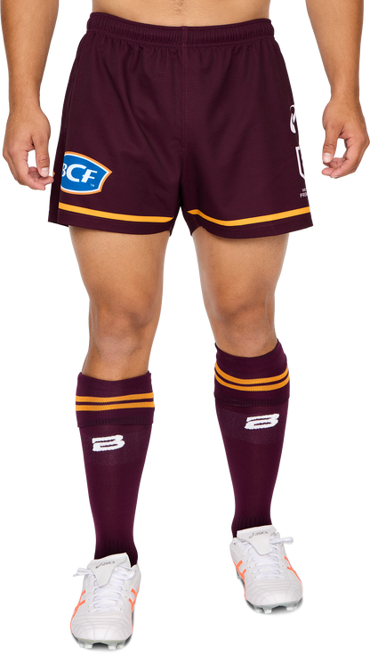 Brisbane Broncos 2026 NRL Mens Home Shorts