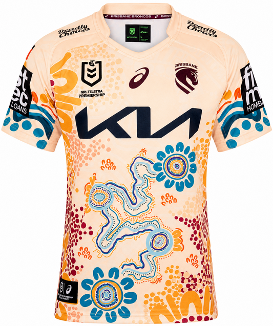 Brisbane Broncos 2026 NRL Mens Indigenous Jersey