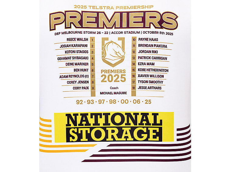 Brisbane Broncos 2025 NRL Ladies Premiers Jersey