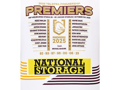 Brisbane Broncos 2025 NRL Ladies Premiers Jersey