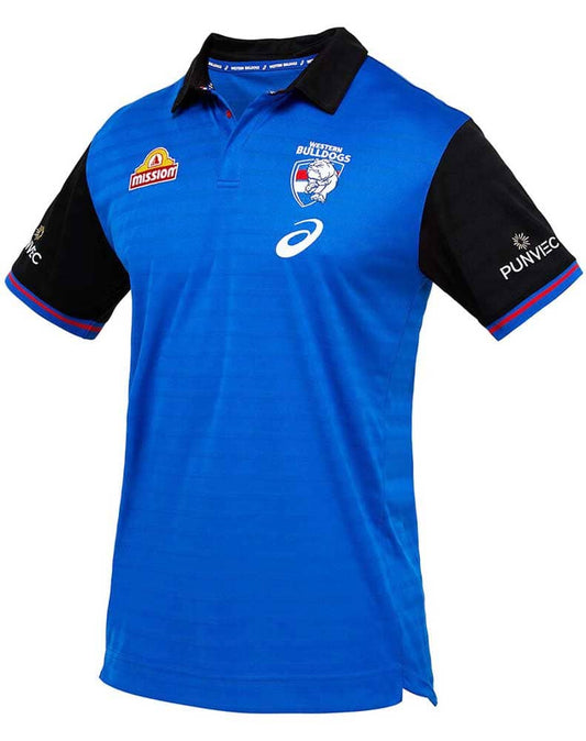 Western Bulldogs Mens Media Polo Shirt