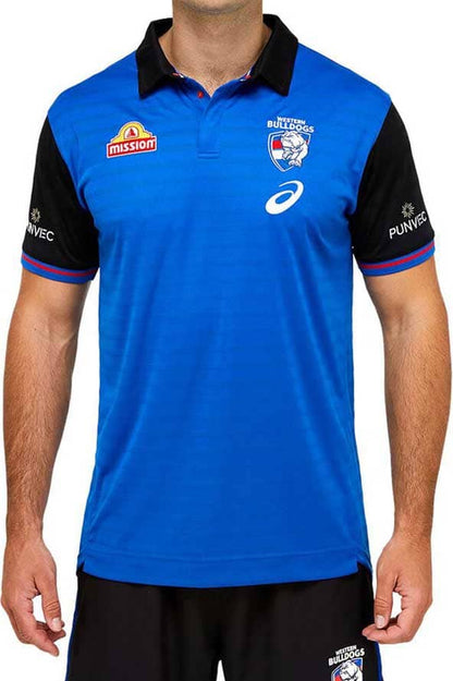 Western Bulldogs Mens Media Polo Shirt