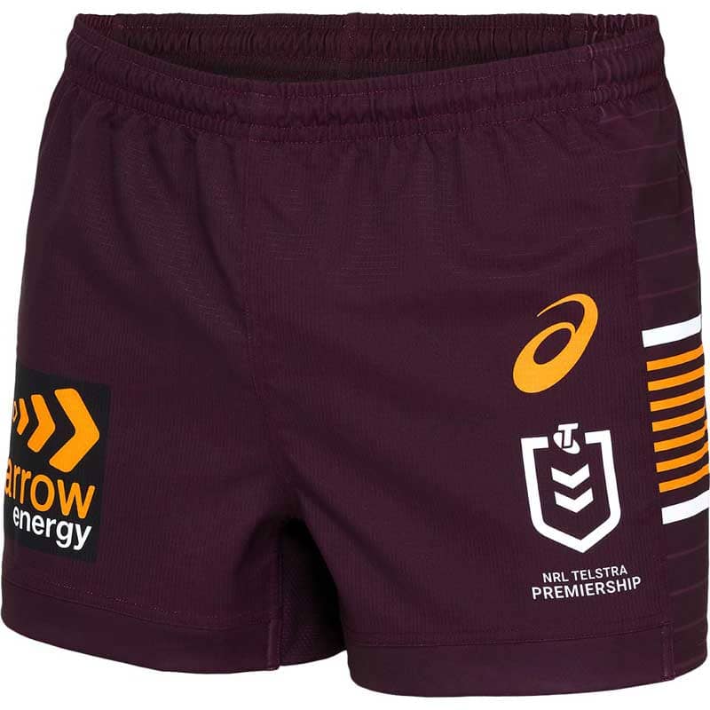 Brisbane Broncos NRL Mens Home Shorts