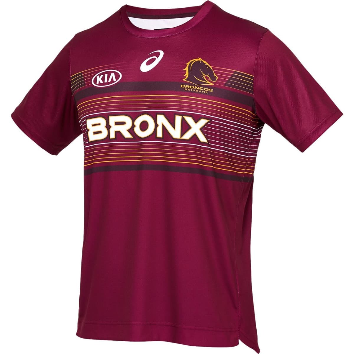 Brisbane Broncos NRL Mens Run Out Tee