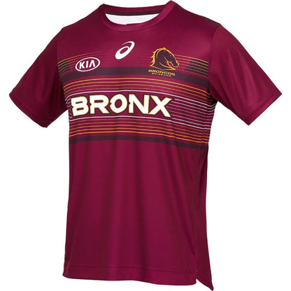 Brisbane Broncos NRL Mens Run Out Tee