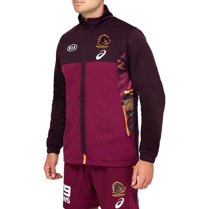 Brisbane Broncos NRL Mens Travel Jacket