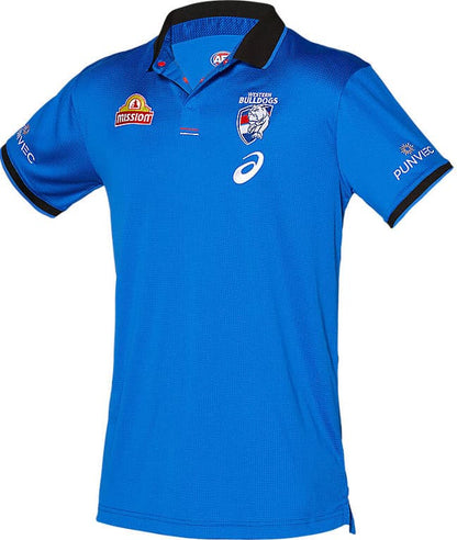 Western Bulldogs AFL Mens Media Polo Shirt
