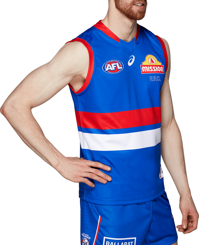 Western Bulldogs Mens AFL Mens Home Guernsey