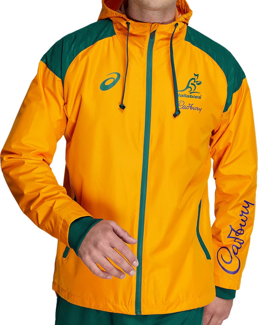 Australian Wallabies Mens Match Day Wet Weather Jacket