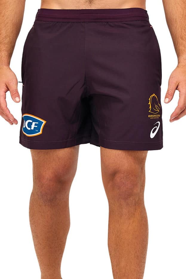 Brisbane Broncos 2023 NRL Kids Training Shorts