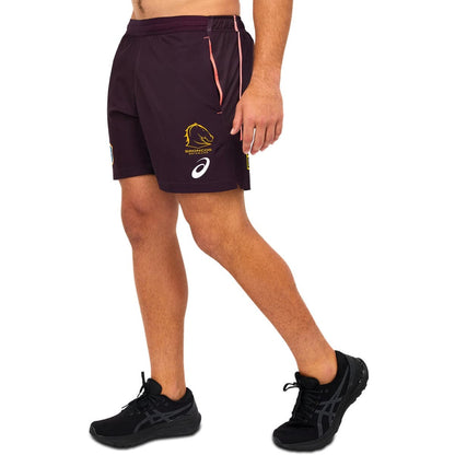 Brisbane Broncos 2023 NRL Kids Training Shorts