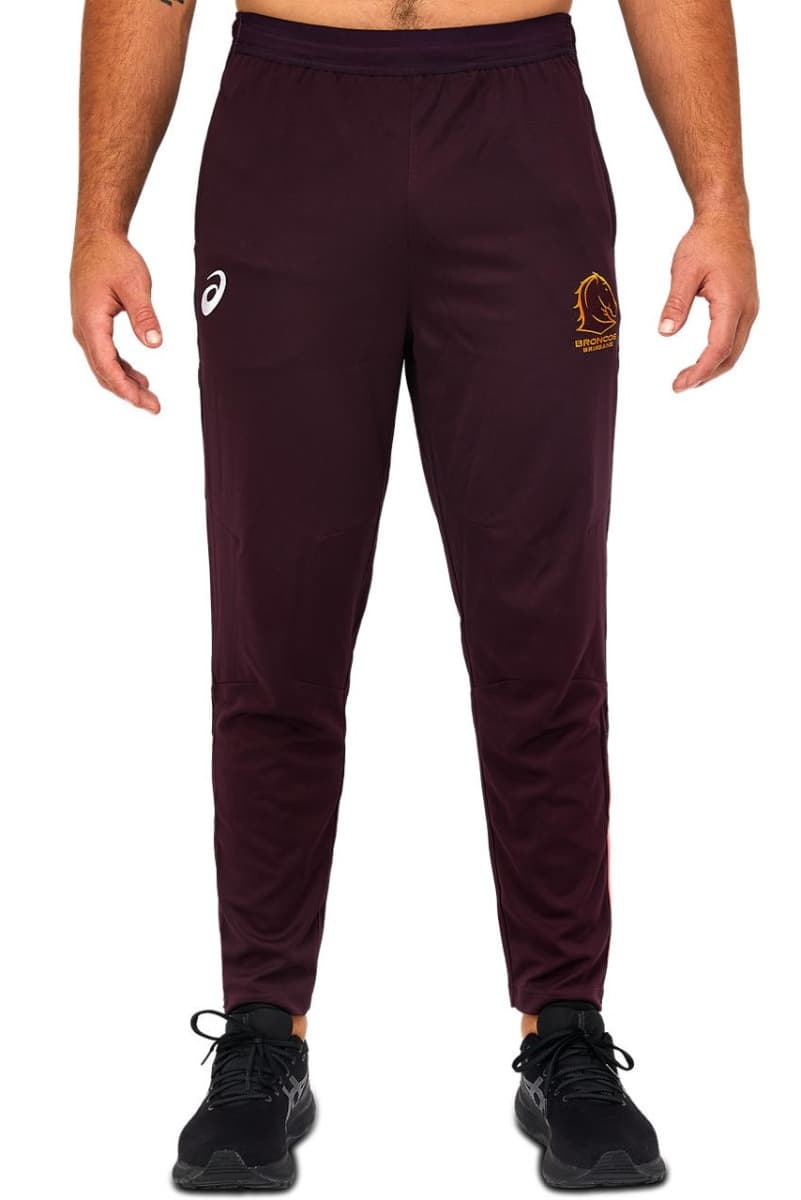 Brisbane Broncos 2023 NRL Mens Travel Pants