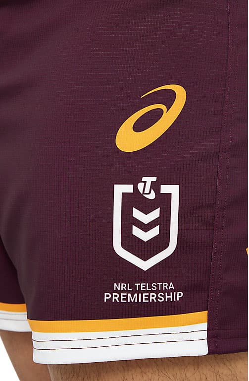 Brisbane Broncos 2024 NRL Mens Home Shorts