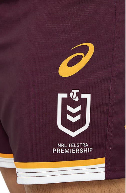 Brisbane Broncos 2024 NRL Mens Home Shorts