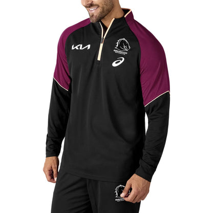 Brisbane Broncos 2024 NRL Mens Warm Up Top