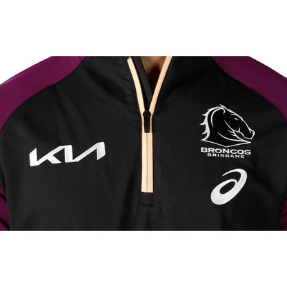Brisbane Broncos 2024 NRL Mens Warm Up Top