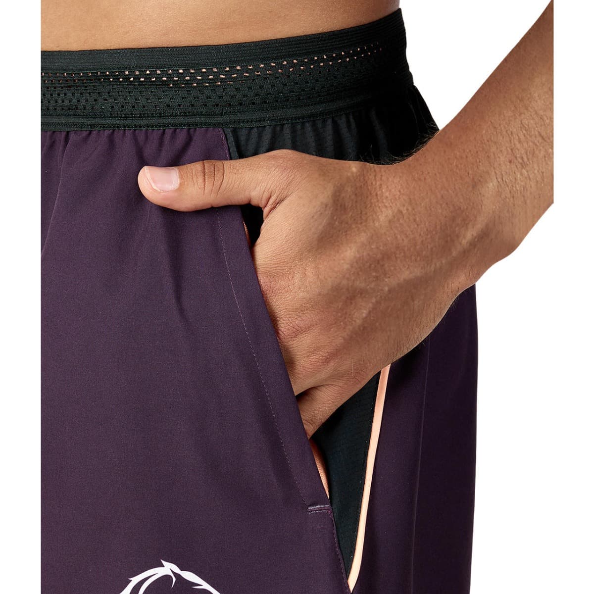Brisbane Broncos 2024 NRL Mens Training Shorts