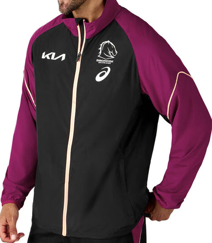 Brisbane Broncos 2024 NRL Mens Spray Jacket
