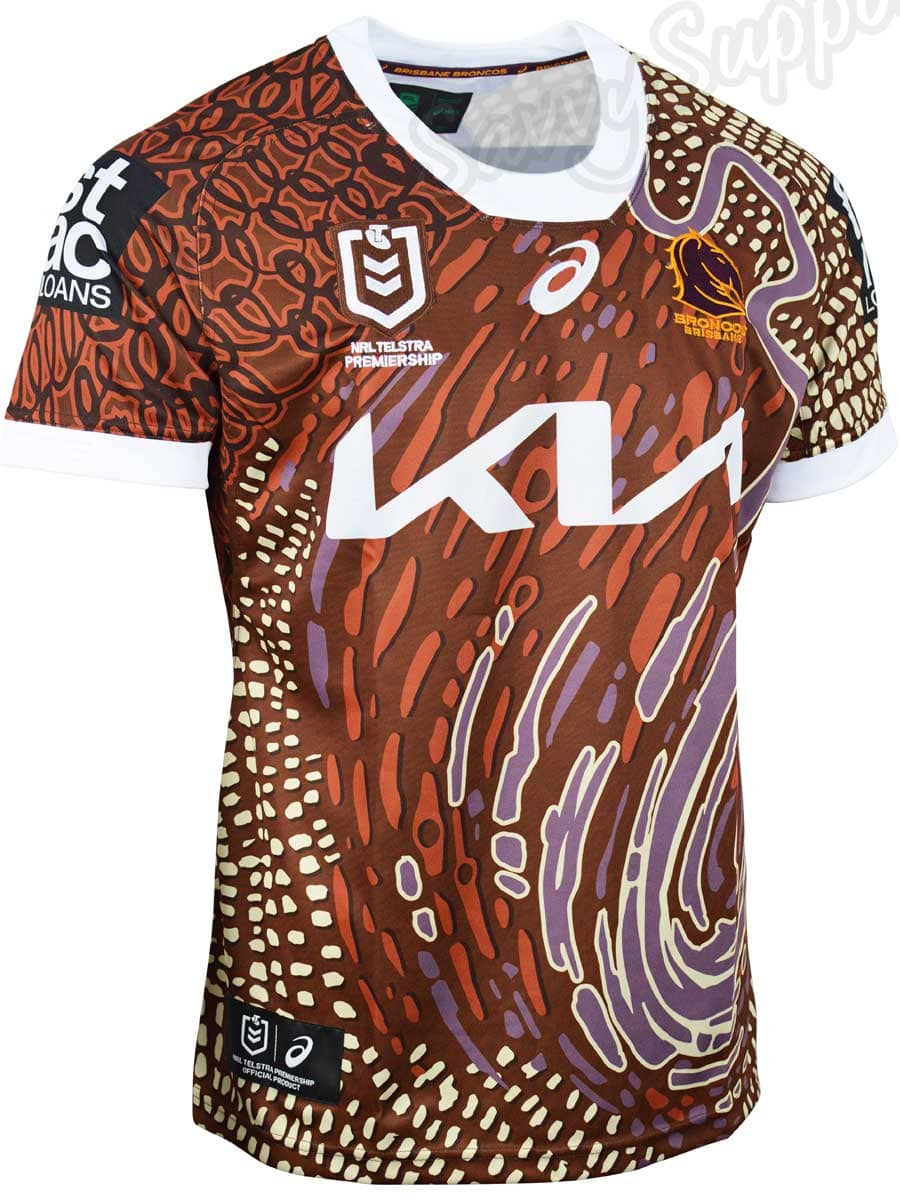 Brisbane Broncos 2024 NRL Mens Indigenous Jersey