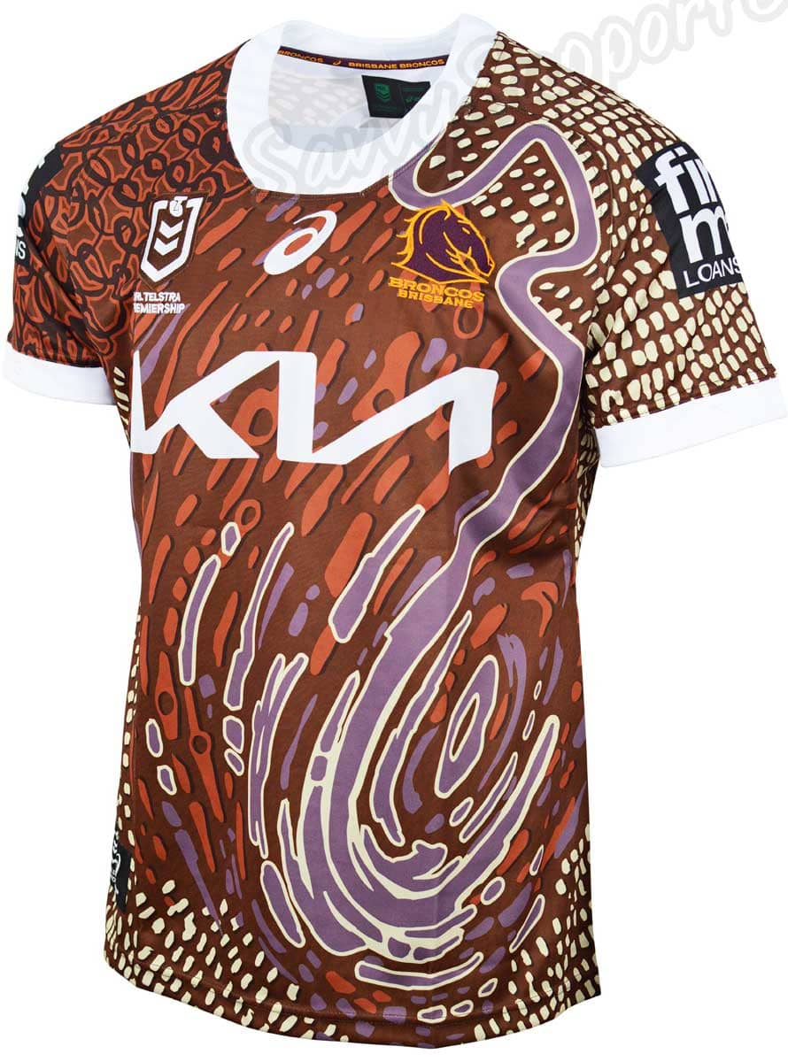 Brisbane Broncos 2024 NRL Mens Indigenous Jersey