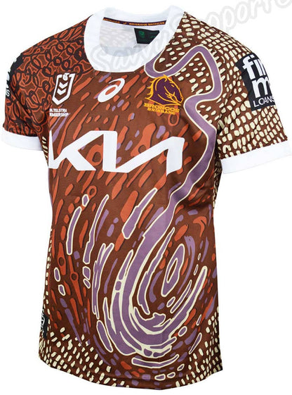 Brisbane Broncos 2024 NRL Mens Indigenous Jersey