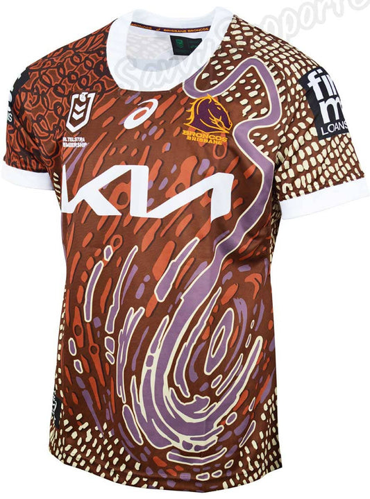 Brisbane Broncos 2024 NRL Mens Indigenous Jersey