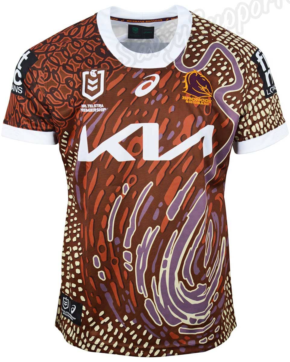 Brisbane Broncos 2024 NRL Mens Indigenous Jersey