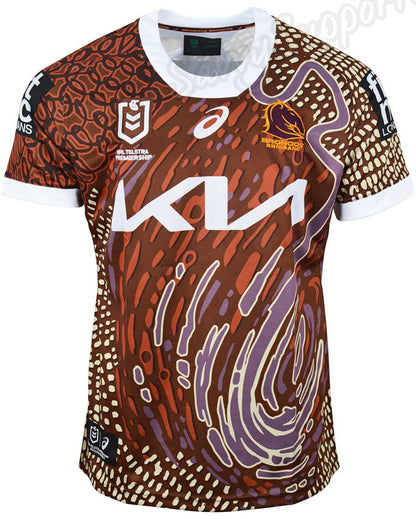 Brisbane Broncos 2024 NRL Mens Indigenous Jersey