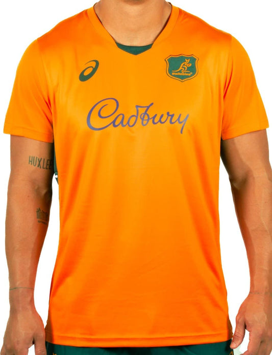 Australian Wallabies 2024 Rugby Union Mens Match Day Training Shirt